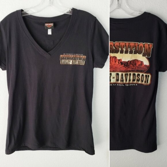 Harley-Davidson Superstition Apache Junction AZ Tee Shirt size L - Picture 1 of 9